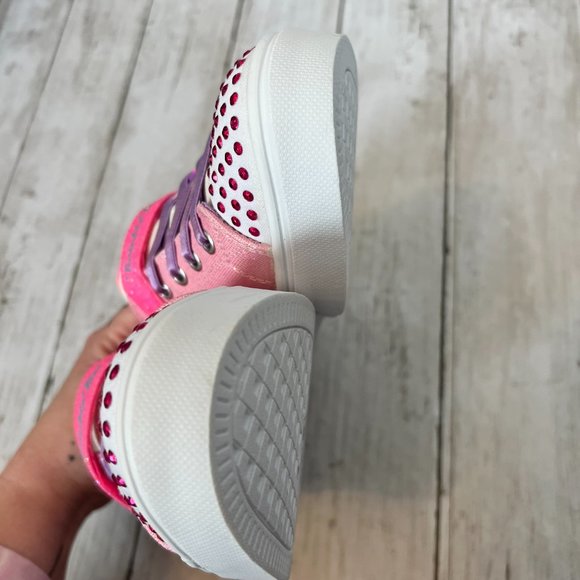 Skechers Twinkle Toes Unicorn Charmed Girls Size 3 Light Up Sneakers NEW - Picture 6 of 12